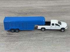 Dodge Ram 2500 Pickup W/Livestock Trailer & Pickup W/Livestock Trailer, 1/64, Custom
