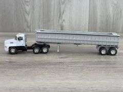Mack Truck-PEM W/Custom Dump Trailer, 1/64