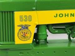 John Deere 530 NF, 1/16, 2009 OH FFA, Ertl, Certificate Of Authenticity