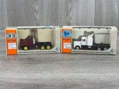 2 Kenworth Semi Trucks, HO 1:87, Con-Cor, Precise Route 66 Vehicles
