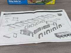 Farm Country Riding Stable Set, 97 Pieces, Ertl, Unsure If Complete