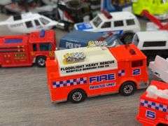 Hot Wheels, Road Champs, Ertl & Matchbox Rescue Vehicles, 1/64