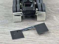 Freightliner C120 Truck W/Bottom Dump Trailer,  1/64, Truck Racing Champions, Trailer Ertl, Mudflap Needs Reattached