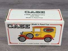 J. I. Case Threshing Machine Co. Ford Model A Panel Van Bank,1/25