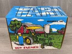 John Deere 2010 Diesel WF ROPS, 1/16, 1993 NFTS, Toy Farmer