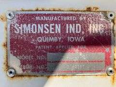 Simonsen Fertilizer Tender Dual Bin Hopper - No chassis