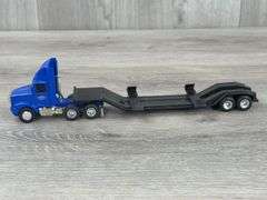 Versatile & White GMC Plainfield Trucking Tractors W/Drop Deck Trailers, 1/64, Ertl