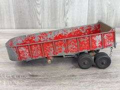 Hubley Kiddie Toy Dump Trailer, 11”