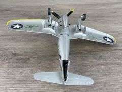 John Deere F4U-4 Corsair Airplane Bank, 8 1/2”