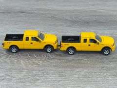 Cockshutt Stake Truck & Pickup Trucks, 1/64, Ertl & Hot Wheels