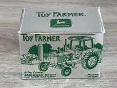 John Deere 4230 Diesel Tractor W/4-Post Roll-Gard WF, 1/43, Toy Farmer, Ertl