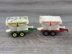 6 Fertilizer Spreaders, 1/64, Mostly Ertl & Mini Toys, 1 Custom
