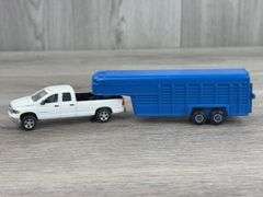 Dodge Ram 2500 Pickup W/Livestock Trailer & Pickup W/Livestock Trailer, 1/64, Custom