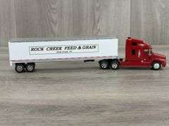 Freightliner C120 Rock Creek Feed & Grain Truck & Trailer, 1/64, SpecCast, Limited Edition