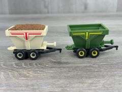 6 Fertilizer Spreaders, 1/64, Mostly Ertl & Mini Toys, 1 Custom