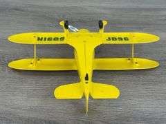 John Deere Beech D17 Staggerwing Airplane Bank, 9”