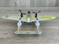 John Deere P-38 Lightening Vintage Airplane, 7 1/2”