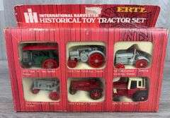 International Harvester Historical Toy Tractor Set