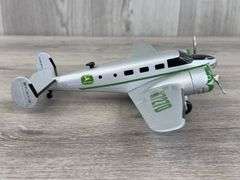 John Deere Beechcraft 28 “Twin Beech” Airplane Bank, 8 3/4”