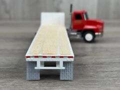 Mack CH600 Truck W/Flatbed Trailer, 1/64, Penjoy, Truck 1 Of 350