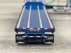 Peterbuilt Truck W/Tri Axle Step Deck Trailer, 1/64, Custom