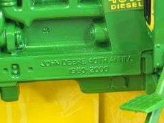 John Deere 4010 WF W/1300 Hiniker Cab, 1/16, Ertl