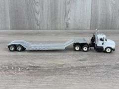 Workhorse Truck W/Drop Deck Trailer, 1/64, Custom, Wilcol Farm Toys