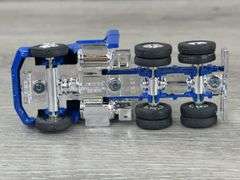 WhiteGMC Plainfield Trucking Truck W/Livestock Trailer-Ertl & Kenworth T600A Truck W/Bottom Dump Trailer-Custom, 1/64