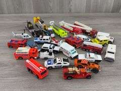 Hot Wheels, Road Champs, Ertl & Matchbox Rescue Vehicles, 1/64