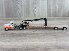DCP Kenworth Truck W/Crane Trailer, 1/64, Custom Trailer
