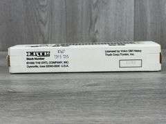 White GMC Tim's Trucking Truck W/Livestock Trailer, 1/64, Ertl