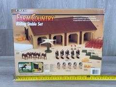 Farm Country Riding Stable Set, 97 Pieces, Ertl, Unsure If Complete