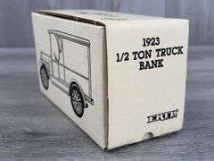 1923 Chevy 1/2 Ton Spangler’s Butter Cremes Truck Bank, 1/25, Ertl, Limited Edition, Missing Key