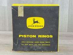 John Deere Piston Rings Box W/Sleeves, Empty