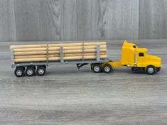 Kenworth T600A Truck W/Flatbed Trailer,  1/64, Custom