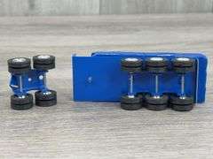 WhiteGMC Plainfield Trucking Truck-Ertl W/Custom Trailer W/Pup, 1/64