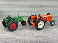 AGCO Historical Four Piece Collection-Oliver 88 NF, Allis Chalmers D-19 WF, Minneapolis-Moline 5-Star NF & Massey-Harris 555 WF, 1/64, Ertl Collectibles
