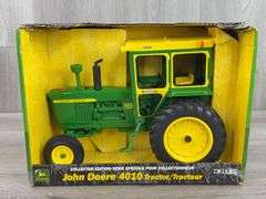 John Deere 4010 WF W/1300 Hiniker Cab, 1/16, Ertl