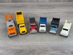 Dump, Flatbed & Utility Trucks, 1/64, Ertl, Matchbox & Majorette