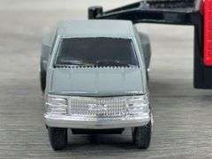 GMC Pickup W/Dump Trailer & Ford F350 Pickup W/Dump Trailer, 1/64, Ertl
