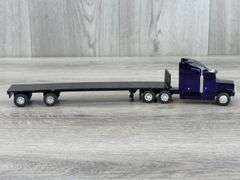 Peterbilt 377A/E Truck-Ertl W/Penjoy Flatbed Trailer, 1/64