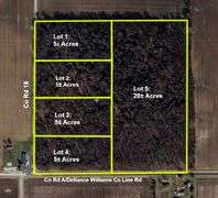 LOT 4: WOODED 5.0+/- ACRES ON CO. RD. 18, BRYAN, OH 43506