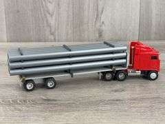 White GMC & Kenworth Trucks W/Log Haulers, 1/64, Custom