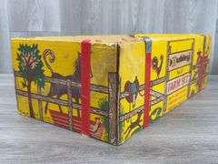 Hubley Farm Set No. 57 Empty Box, Has Been Taped