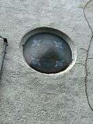 Round Stained-Glass Window - Estimated to be approx. 36" W