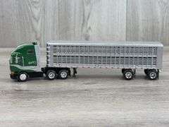 International 9800 Truck W/Livestock Trailer,  1/64, Custom, Mud Flap Needs Reattached
