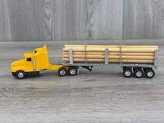 Kenworth T600A Truck W/Flatbed Trailer,  1/64, Custom