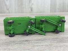 4 John Deere Forage Wagons, 1/64, Ertl