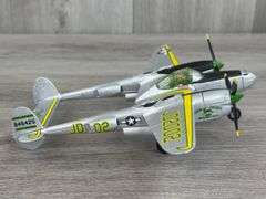John Deere P-38 Lightening Vintage Airplane, 7 1/2”