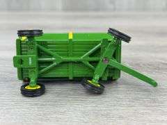 3 Flarebox Wagons-Ertl, 4” & 2 Tootsie Toys Farm Wagons-3 1/2”